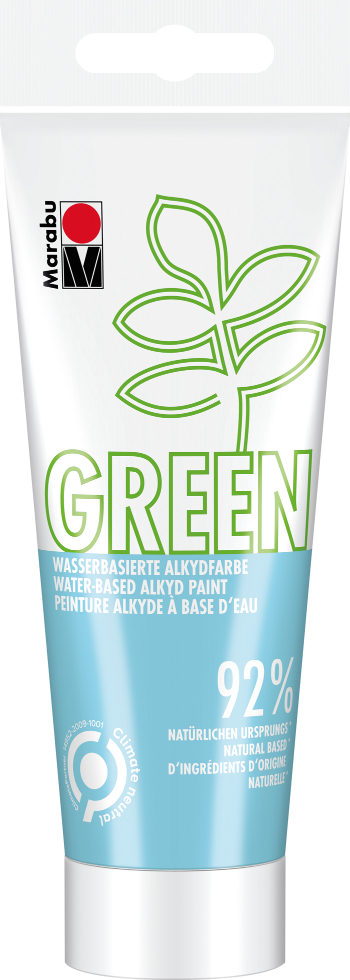 MARABU Green Wasserbasierte Alkydfarbe 100 ml pastellblau