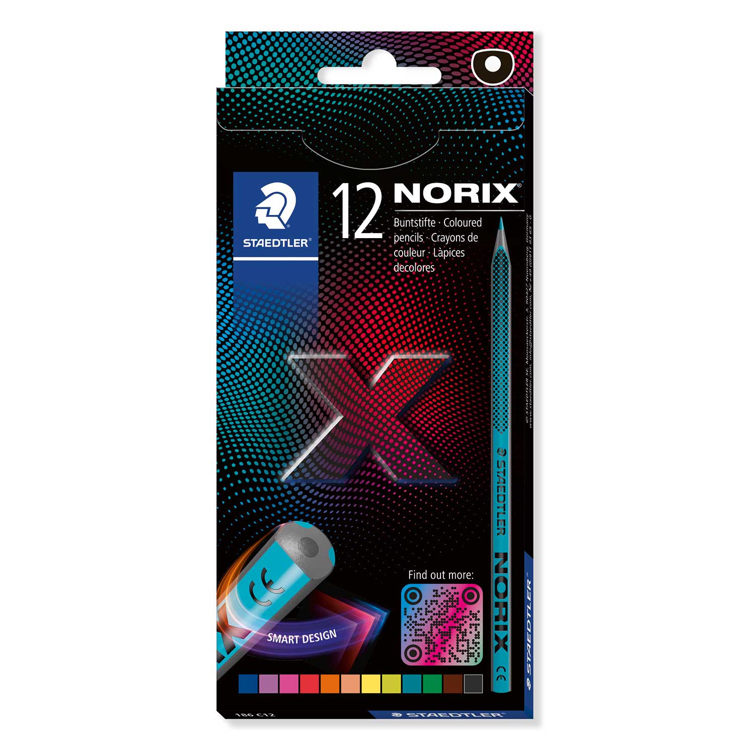 STAEDTLER Buntstifte Norix 12 Stück mehrere Farben