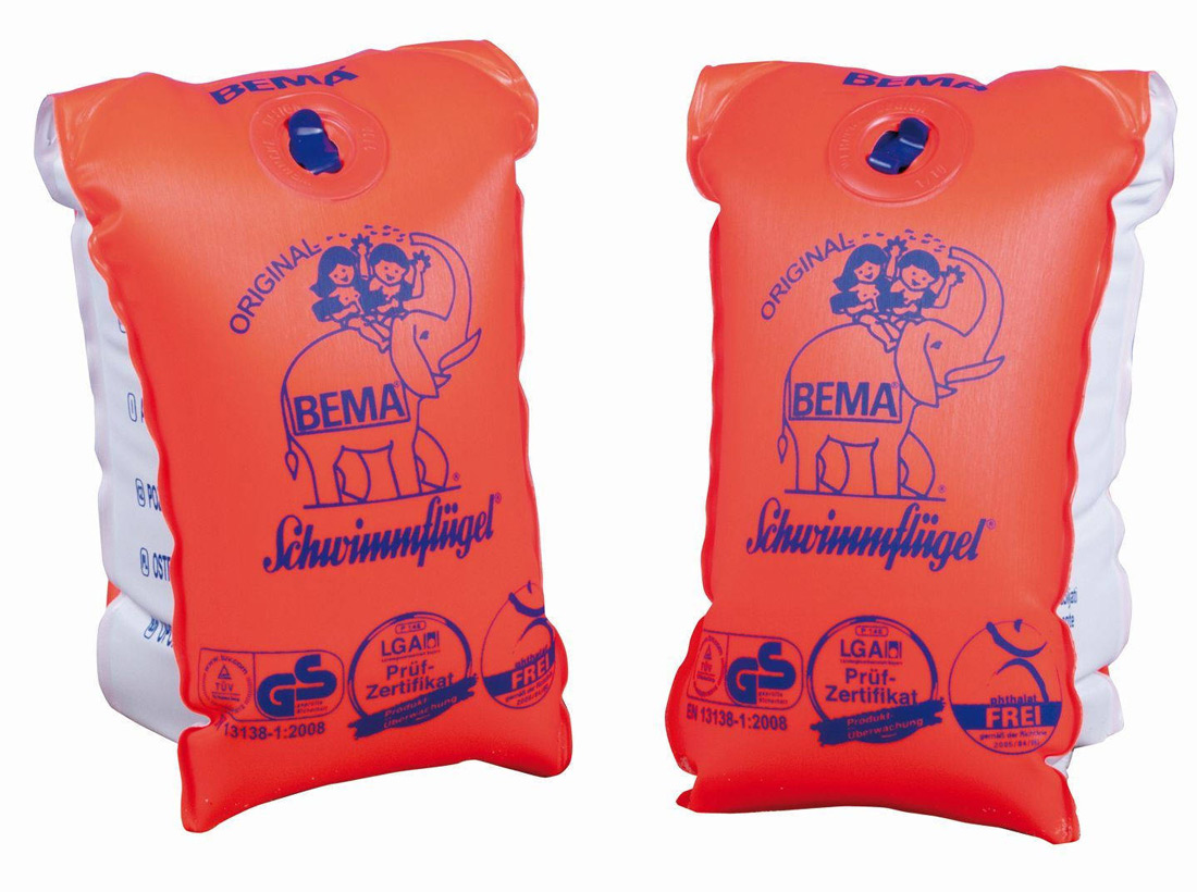 BEMA Schwimmflügel, Größe 00, orange 