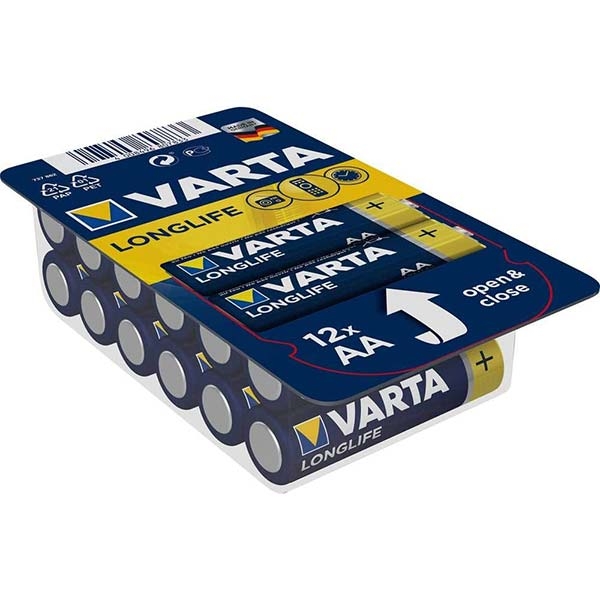 VARTA Longlife AA Batterie 12 Stück