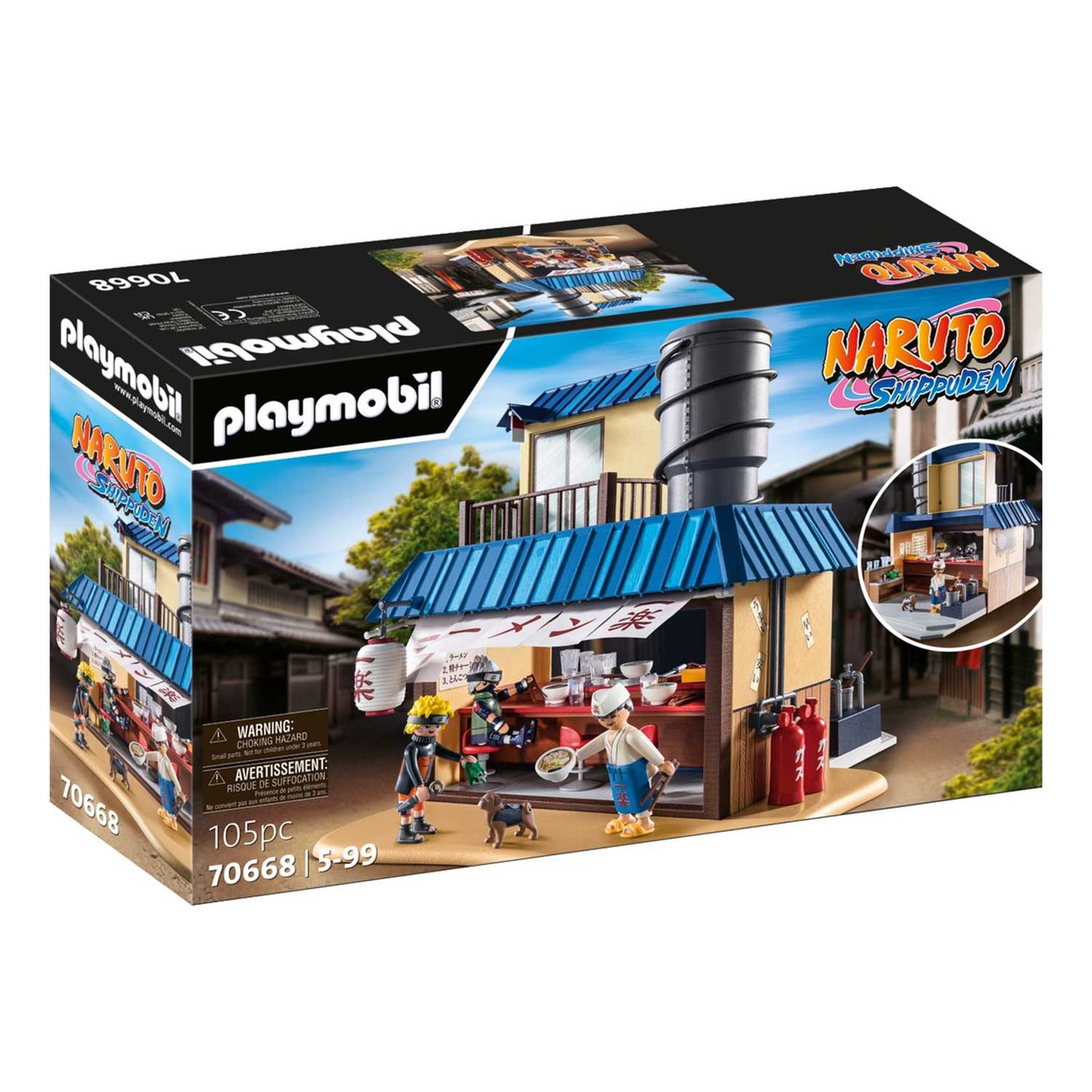 PLAYMOBIL Ichiraku Naruto Ramen Restaurant 105 Teile