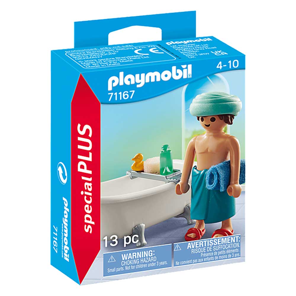 PLAYMOBIL® Mann in der Badewanne 13 Teile 71167