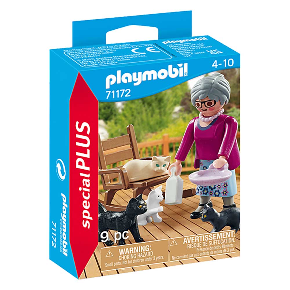 PLAYMOBIL® Oma mit Katzen 9 Teile 71172