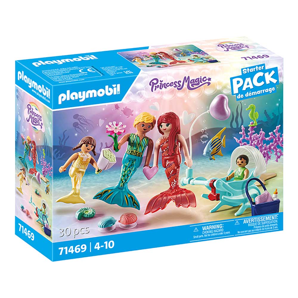 PLAYMOBIL® Liebevolle Meerjungfrauenfamilie 30 Teile 71469