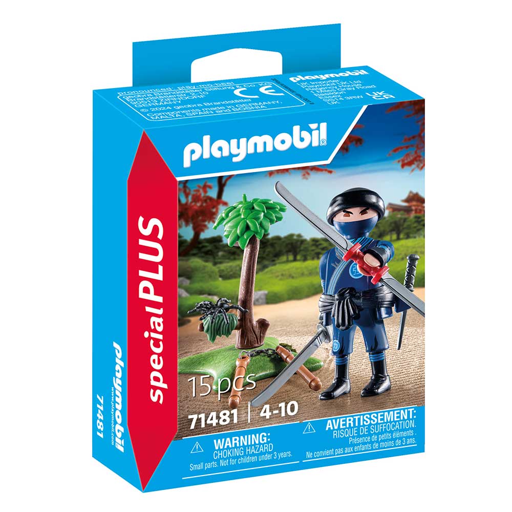 PLAYMOBIL® Ninja mit Ausrüstung 15 Teile 71481