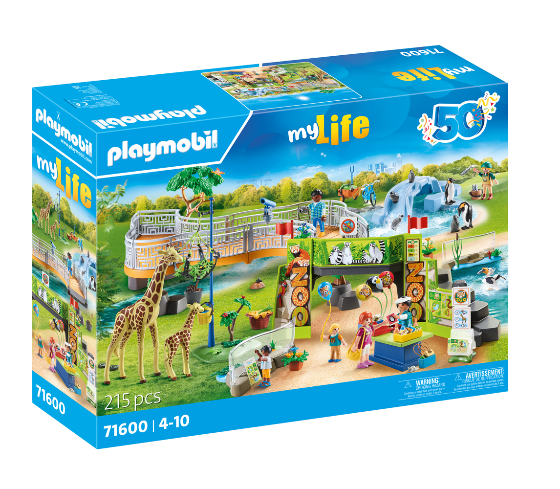 PLAYMOBIL myLife Mein großer Erlebnis-Zoo 215 Teile 71600