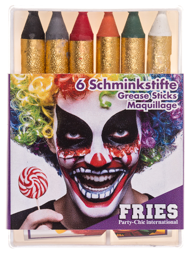 FRIES Schminkstifte Halloween 6 Stück