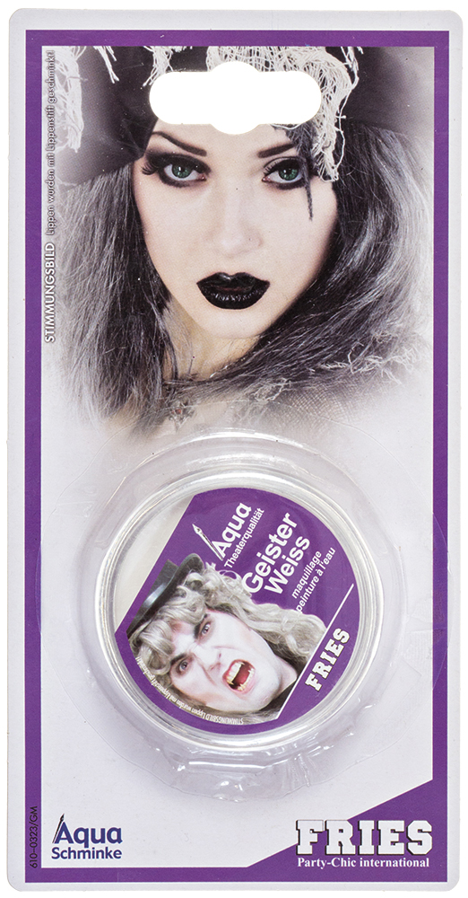 FRIES Aqua Schminke Geister-Weiß 14 g weiß