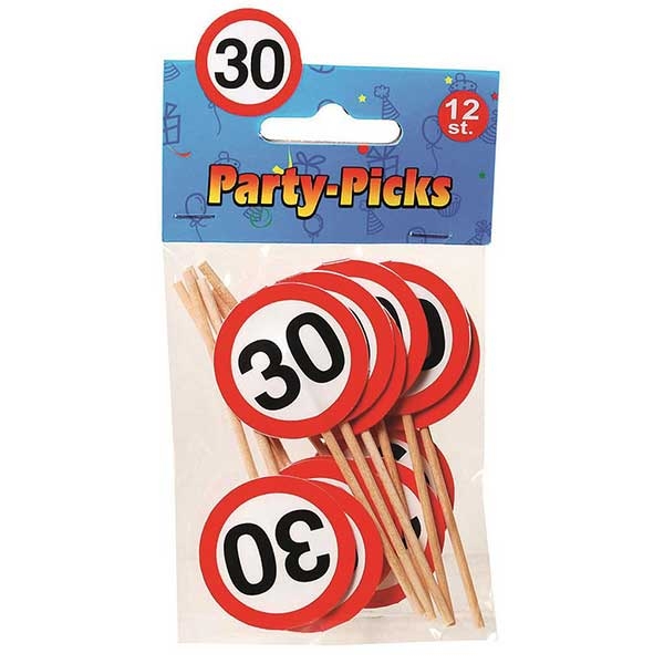 Party-Picks 30, 12 Stück 