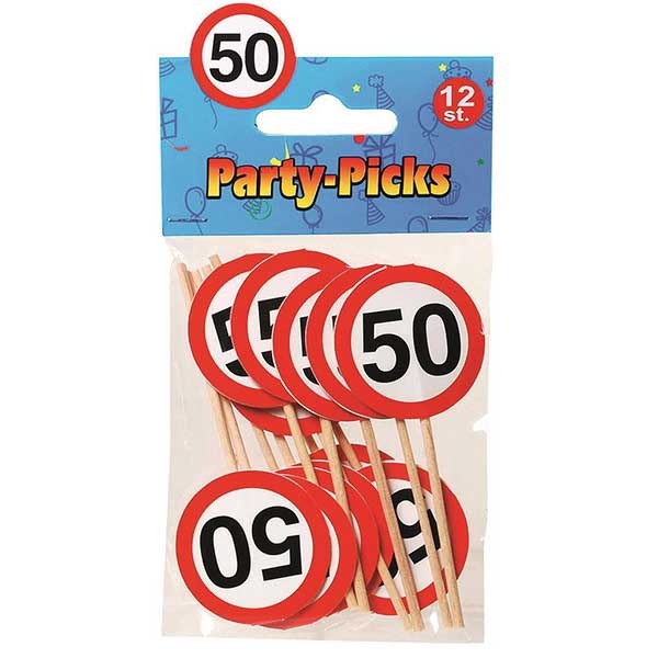 Party-Picks 50, 12 Stück 