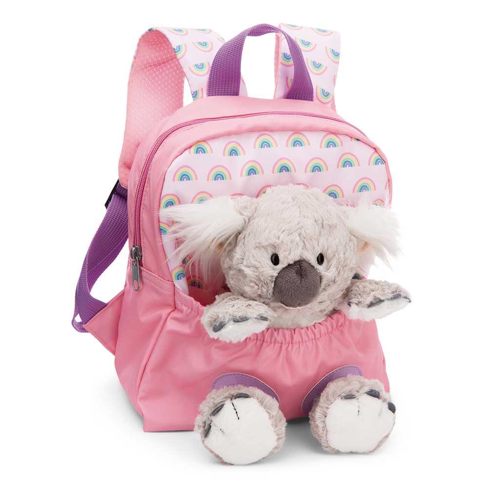 NICI Rucksack mit Plüschtier Koala 21 x 26 cm rosa