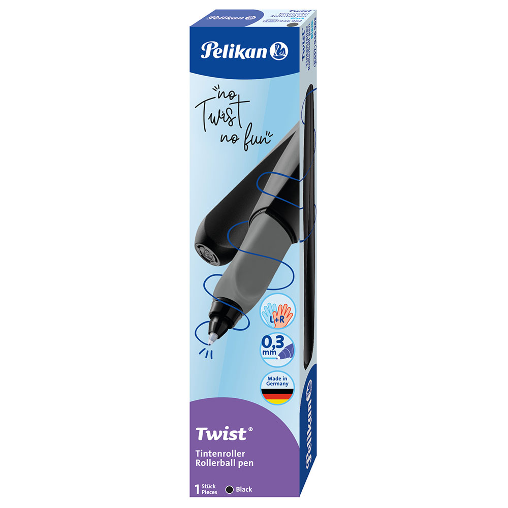 PELIKAN Tintenroller Twist R457 0,3 mm schwarz