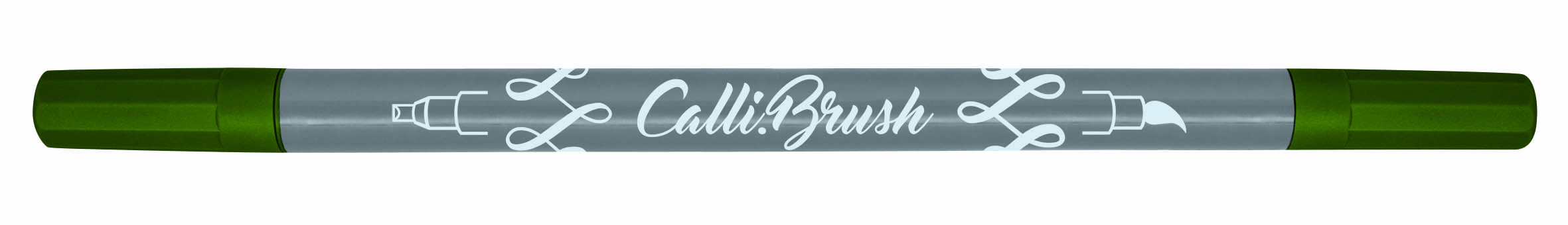 ONLINE Calli.Brush Pen Einzelstift olive