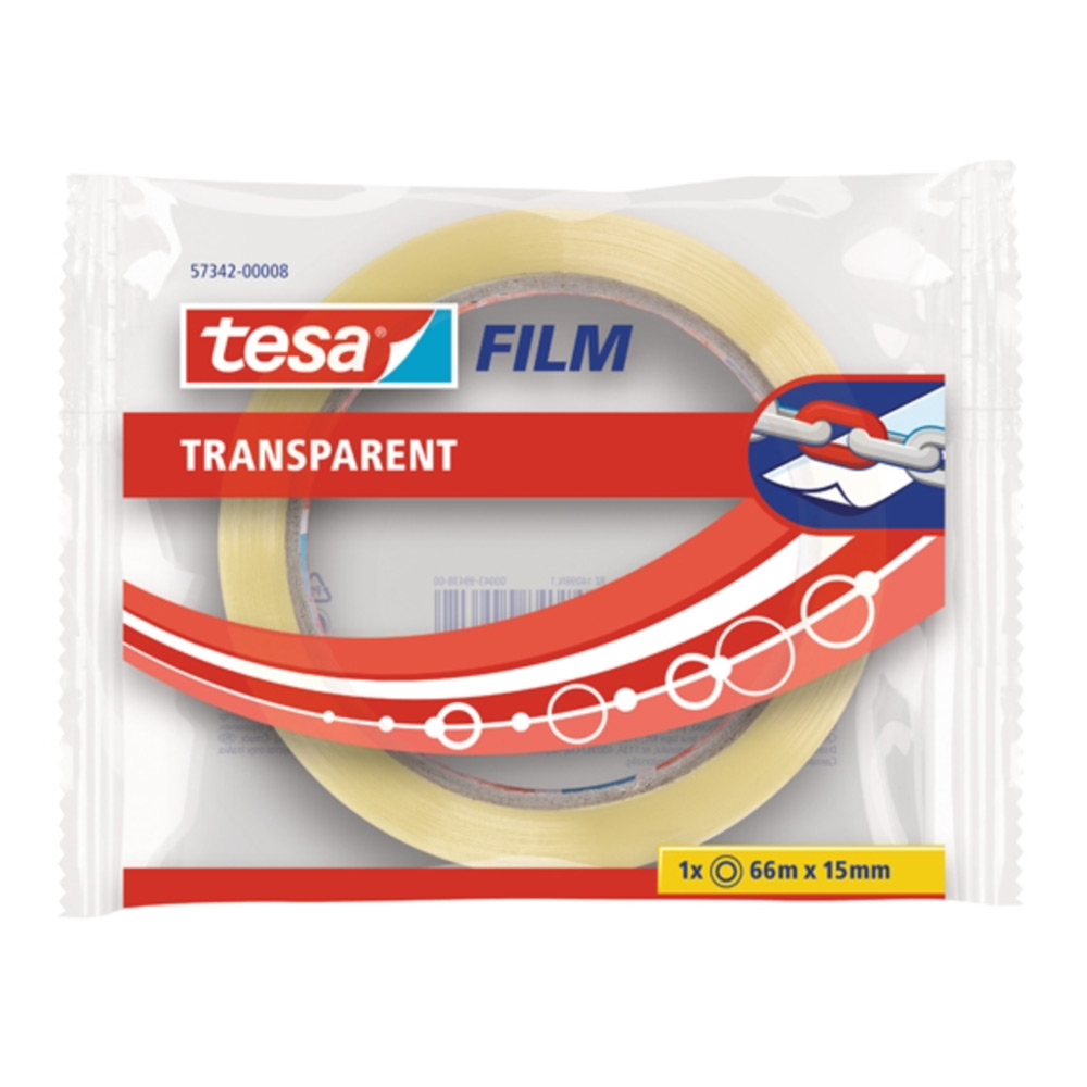 TESA Film Klebeband universal transparent 66 m x 15 mm 