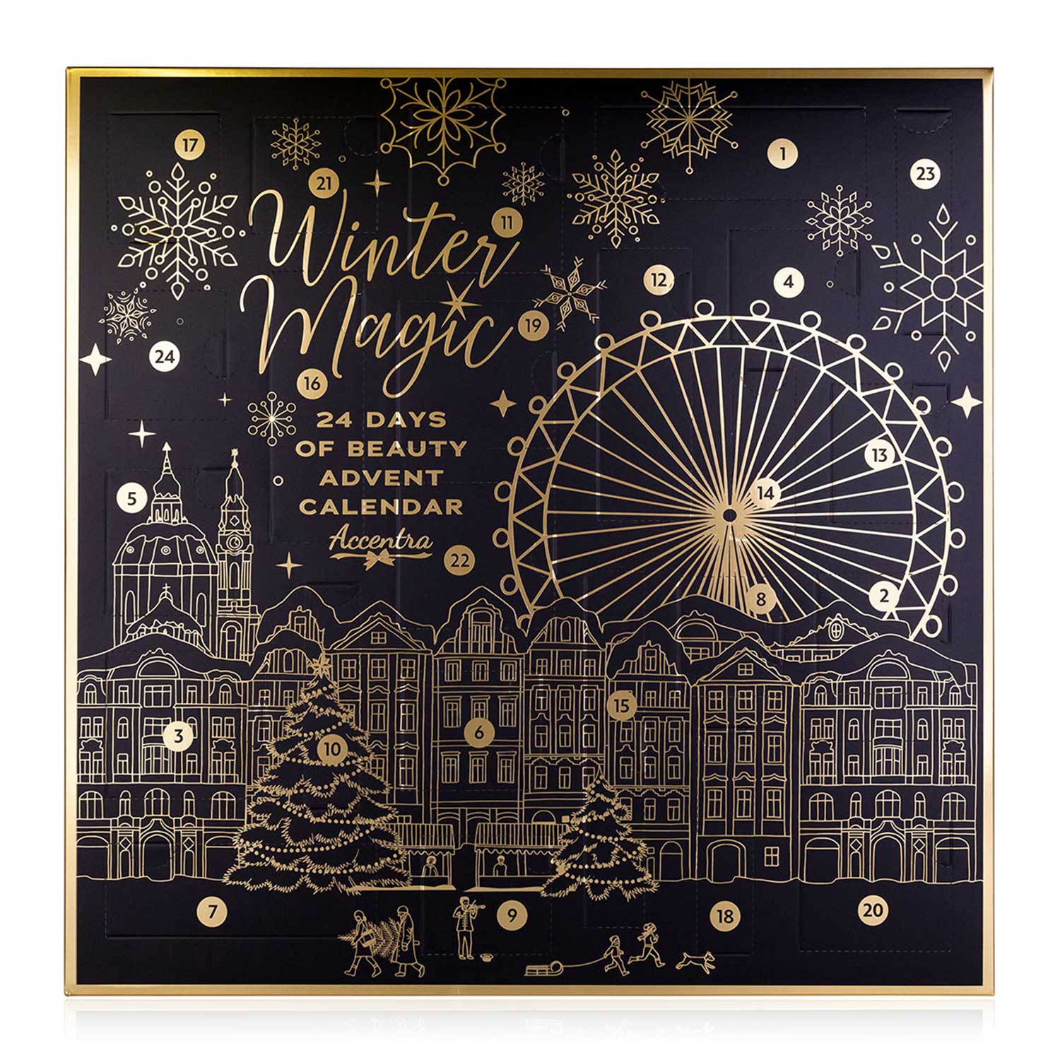 ACCENTRA Adventkalender Winter Magic Noir mit 24 Überraschungen
