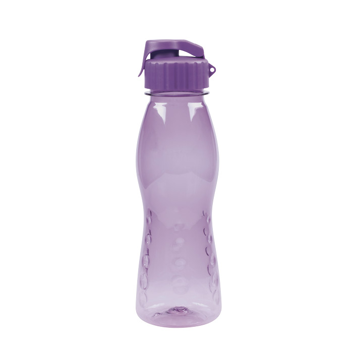 Trinkflasche Tritan mit Fliptop 700 ml lila