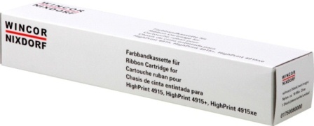 Verpackung für Farbbandkassette. Geeignet für Drucker HighPrint 4915 und 4915xe.