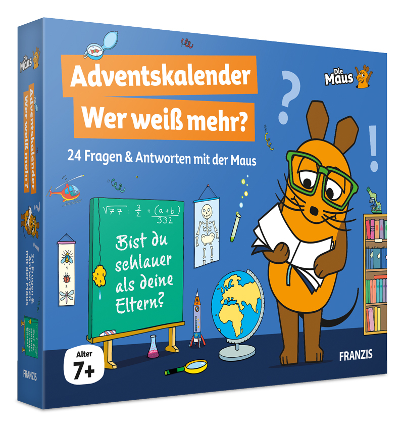 FRANZIS 67216 - Die Maus Adventskalender Wer weiß mehr?