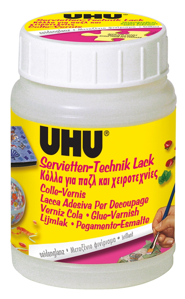 UHU Serviettentechnik-Lack 150 ml seidenglanz