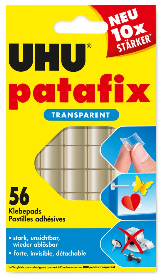 UHU Klebepads Patafix 56 Stück transparent