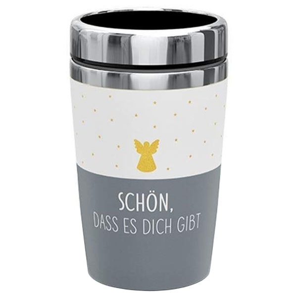 Thermo-Becher Schön, dass es dich gibt 250ml grau