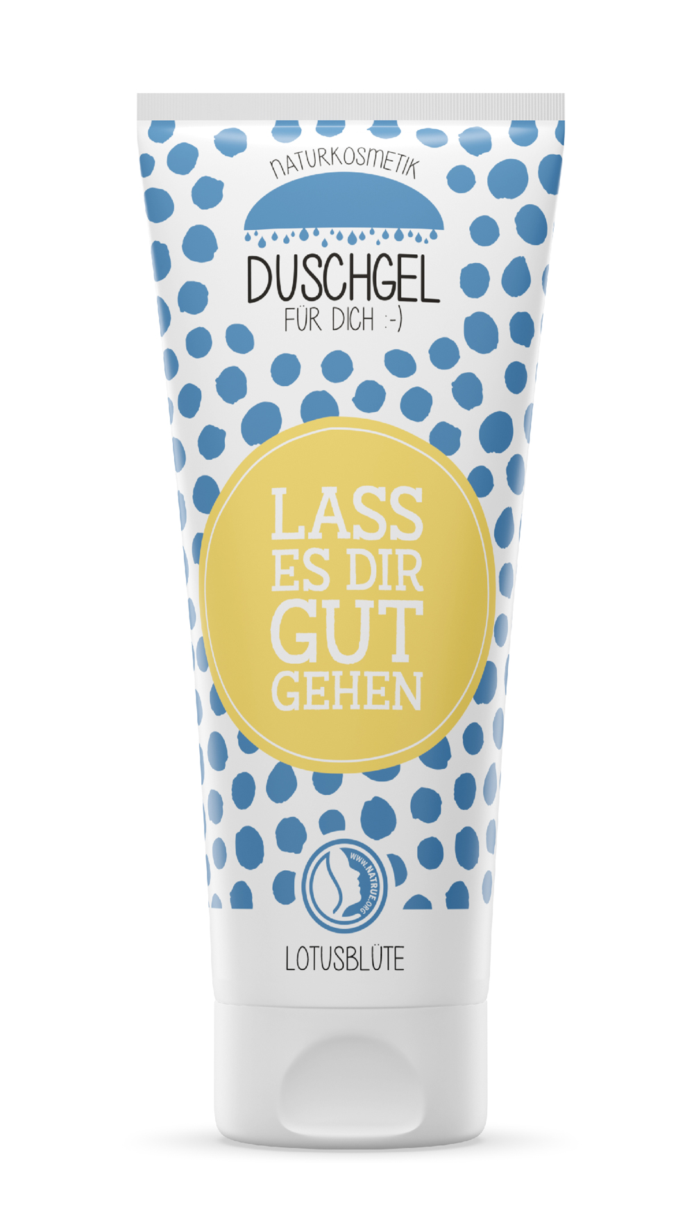 Duschgel Lass es Dir gut gehen 200 ml weiß/blau