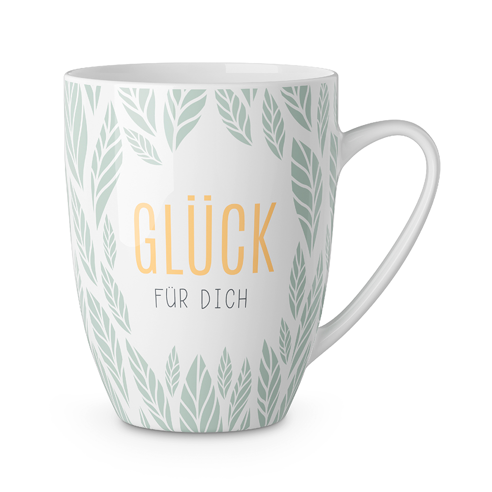 Tasse Glück für dich 250 ml bunt