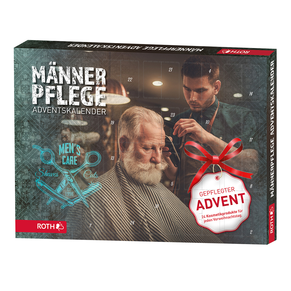 ROTH Adventkalender Männerpflege 24 Kosmetikprodukte mehrfarbig