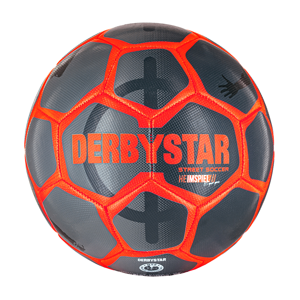 Derbystar Fußball Street Soccer Heimspiel Größe 5 neon orange