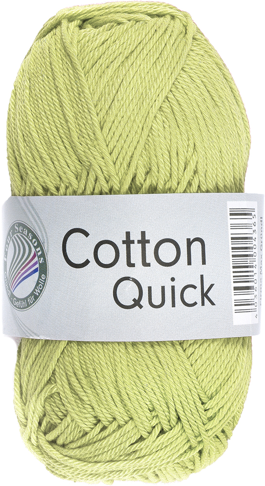 GRÜNDL Strickgarn Cotton Quick 50g hellgrün