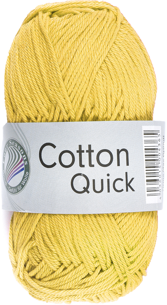 GRÜNDL Strickgarn Cotton Quick 50g gelb