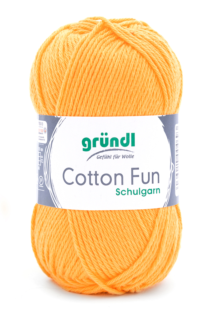 GRÜNDL Garn Cotton Fun 50g maisgelb