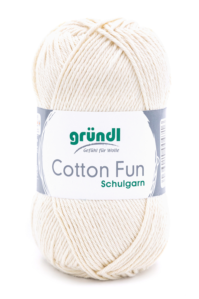 GRÜNDL Garn Cotton Fun 50g creme