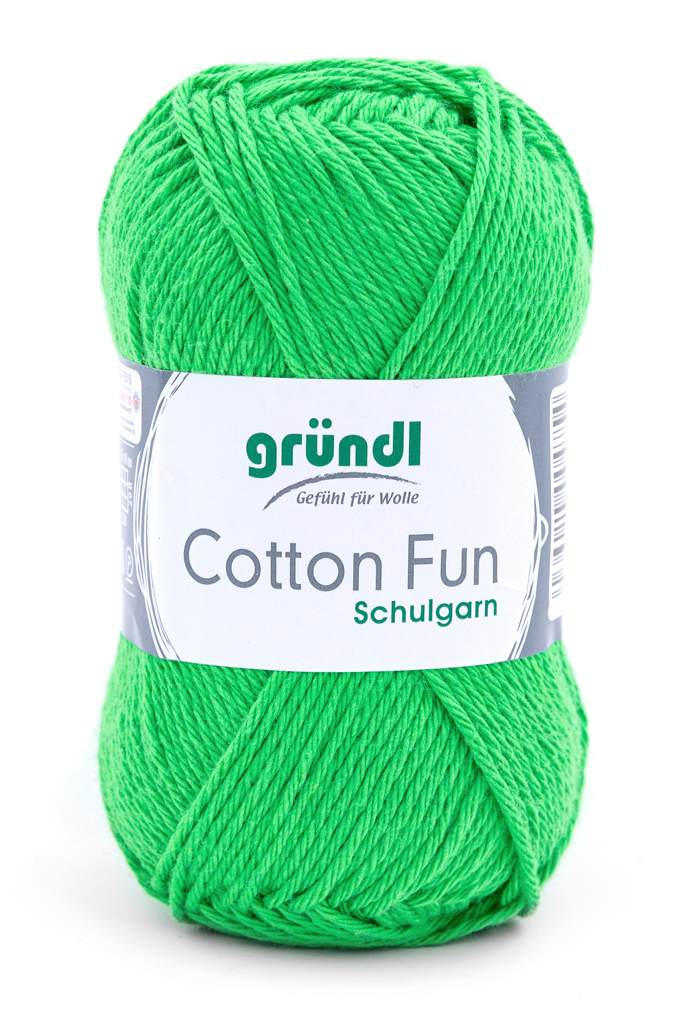 GRÜNDL Garn Cotton Fun 50g froschgrün