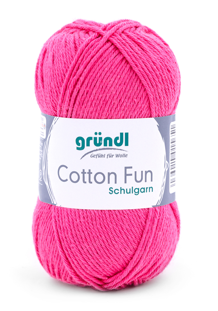 GRÜNDL Garn Cotton Fun 50g fuchsia