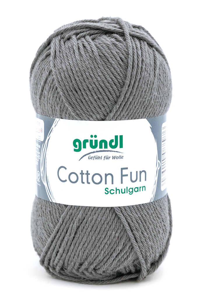 GRÜNDL Garn Cotton Fun 50g anthrazit