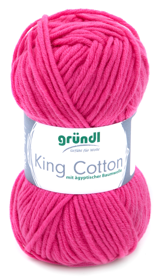 GRÜNDL Wolle King Cotton 50g pink