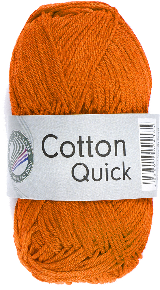 GRÜNDL Strickgarn Cotton Quick 50g orange