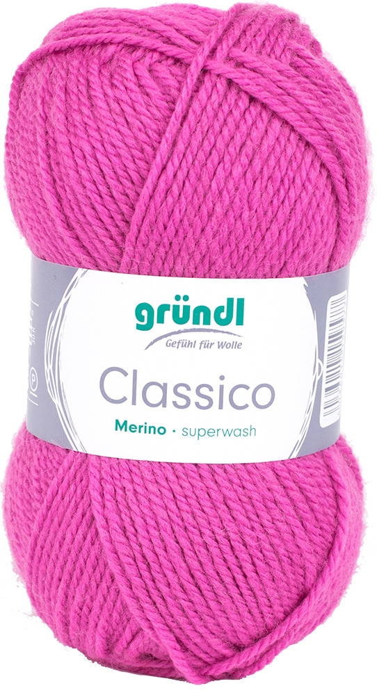 GRÜNDL Wolle Classico 50g fuchsia