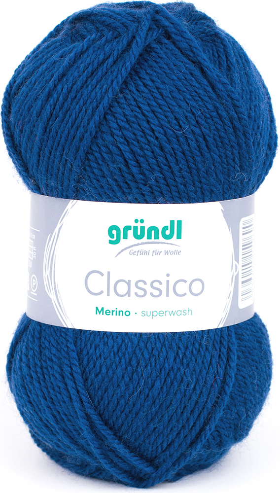 GRÜNDL Wolle Classico 50g marineblau