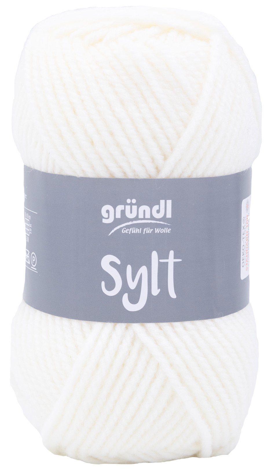 GRÜNDL Wolle Sylt 100g weiß