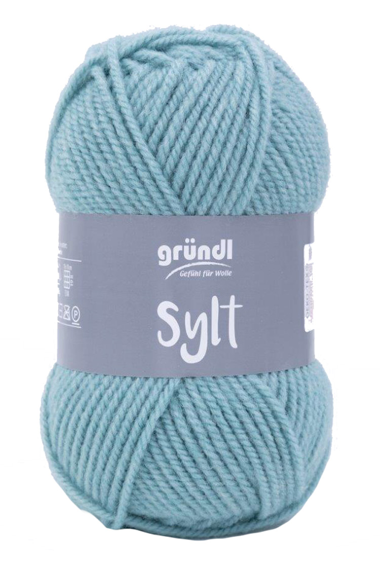 GRÜNDL Wolle Sylt 100g hellblau