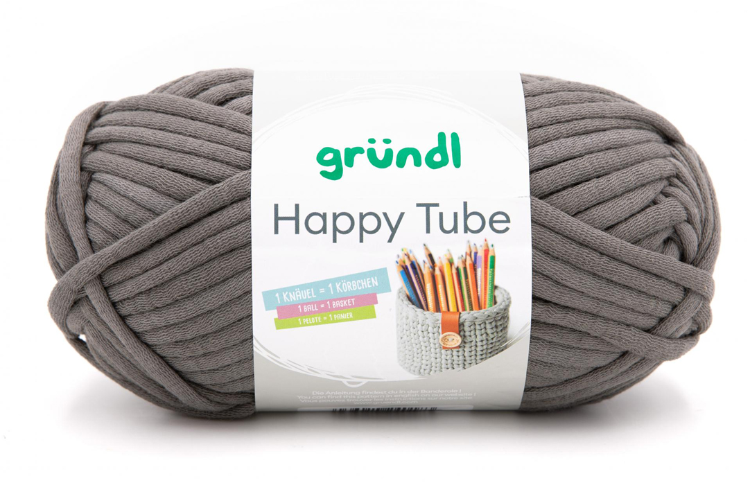 GRÜNDL Schlauchgarn Happy Tube 150g taupe