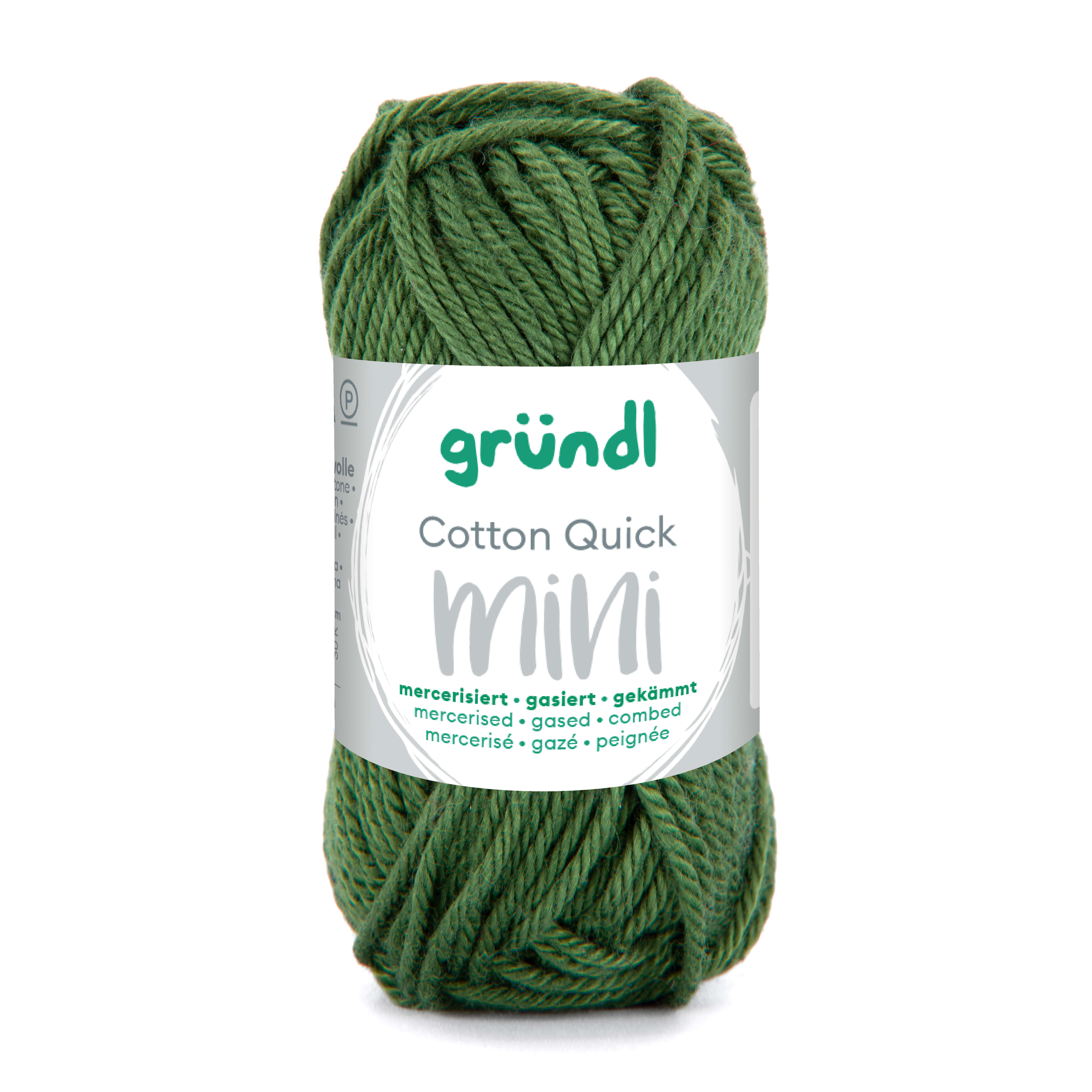GRÜNDL Baumwollgarn Cotton Quick Mini 15g moos