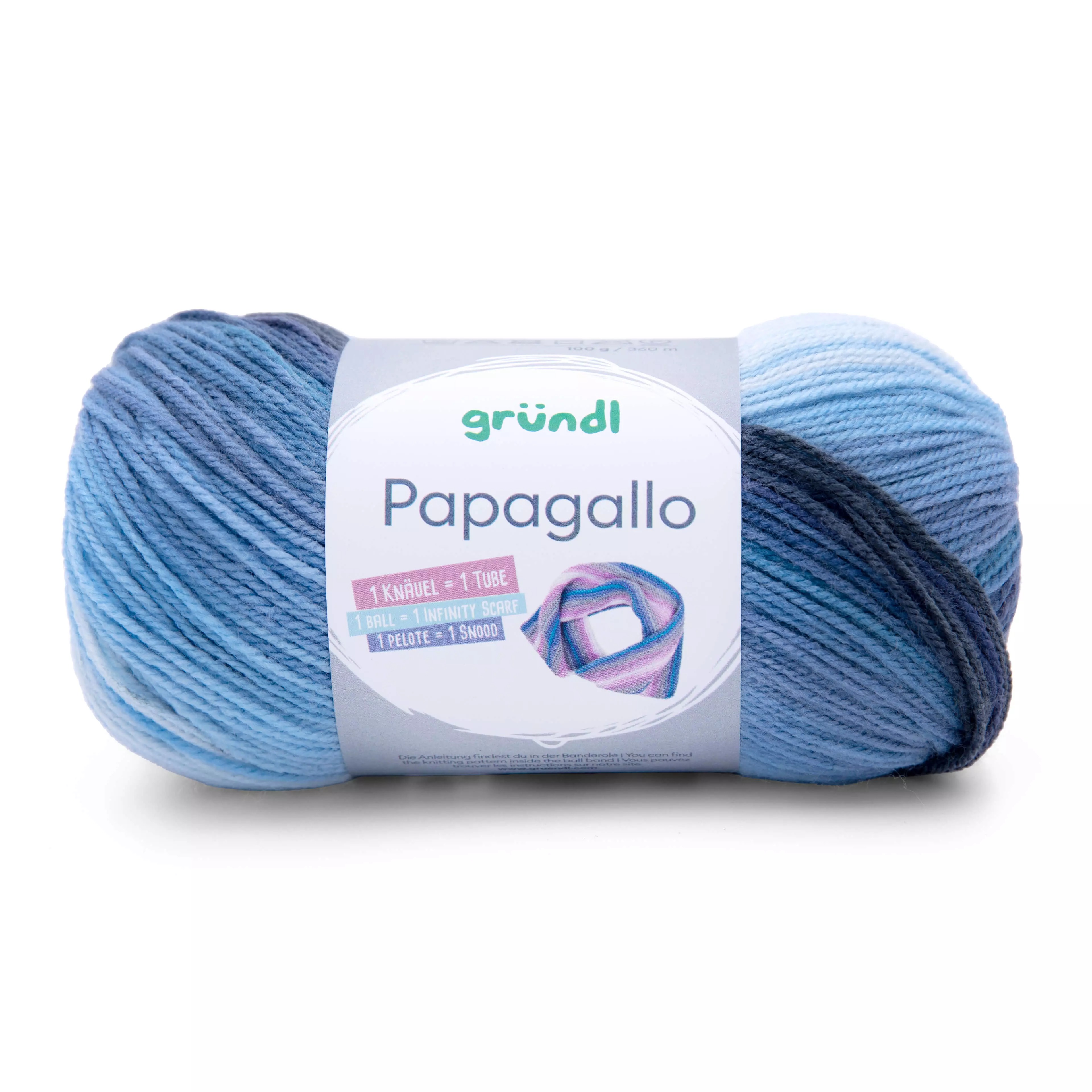 GRÜNDL Garn Papagallo 100 g meeresblau