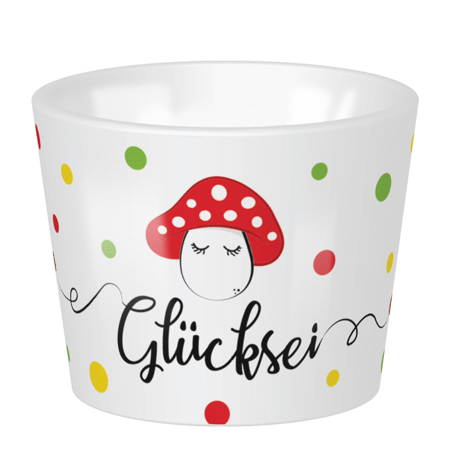 Eierbecher Glücksei weiß