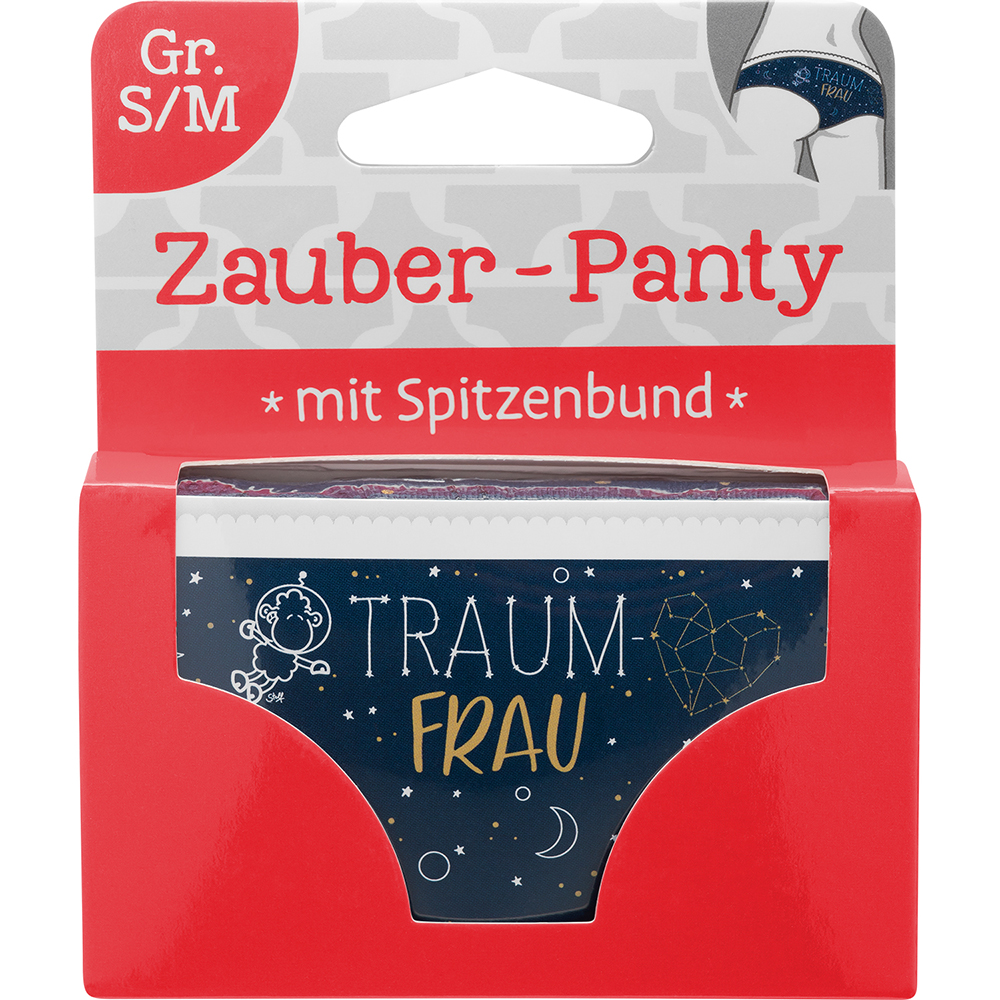 Zauber-Panty Traumfrau mit Spitzenbund