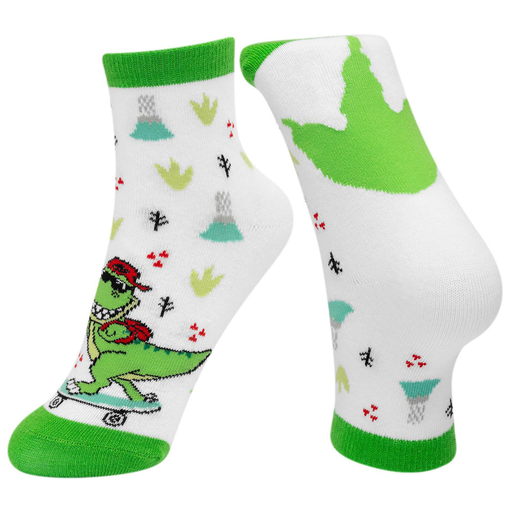 Zaubersocken für Kinder Dino Größe 30-35 bunt