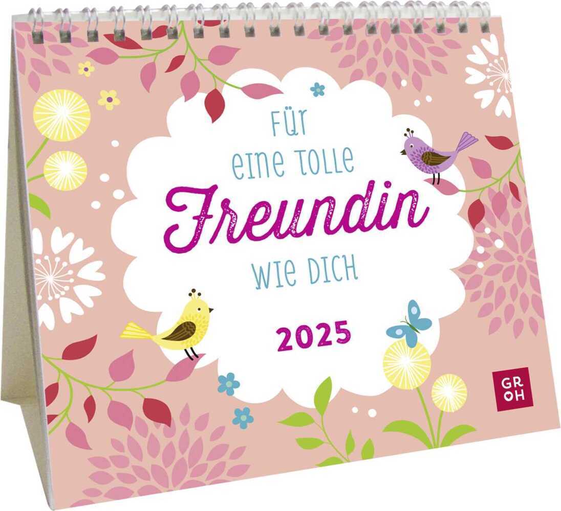 Mini-Kalender 2025: Für eine tolle Freundin wie dich