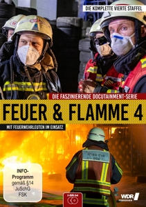 Feuer und Flamme - Mit Feuerwehrmännern im Einsatz. Staffel.4, 2 DVD - DVD